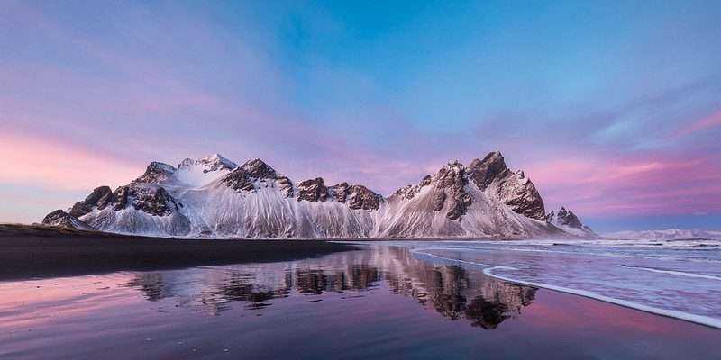 STOKKSNES BEACH IN ICELAND