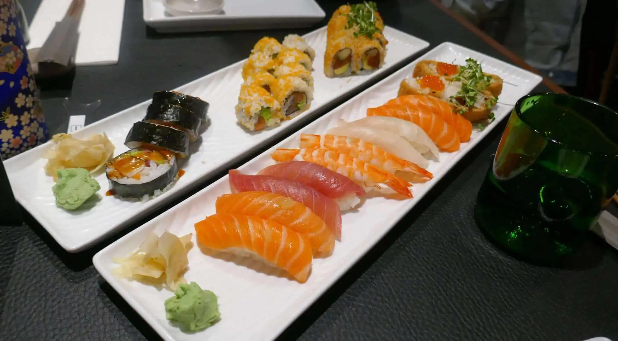 Sushi made traditionally