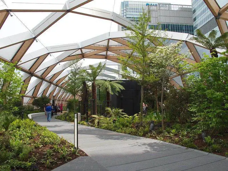 Crossrail Place roof Garden