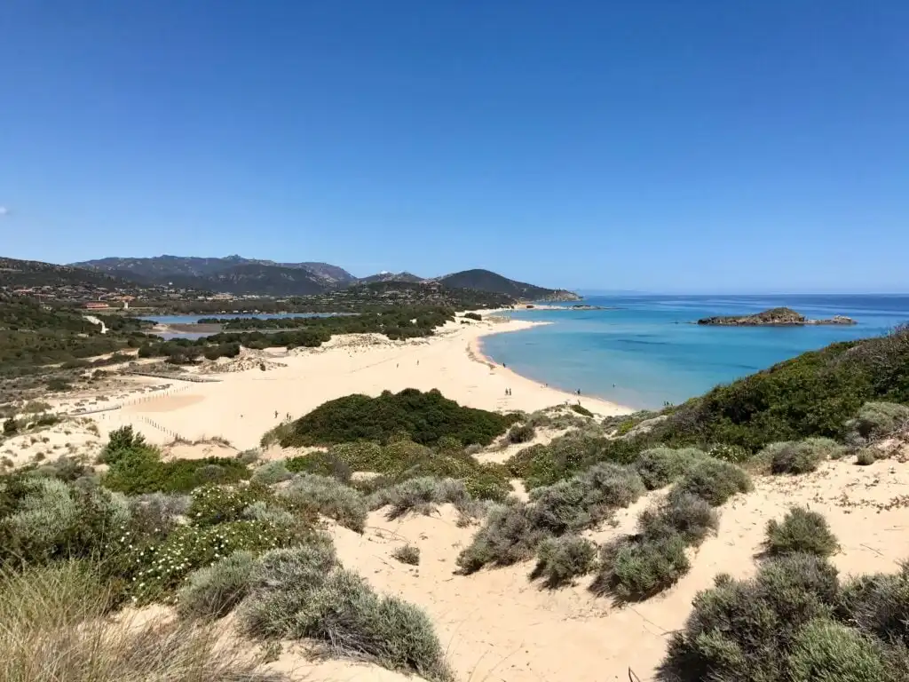 Chia beaches in Sardinia