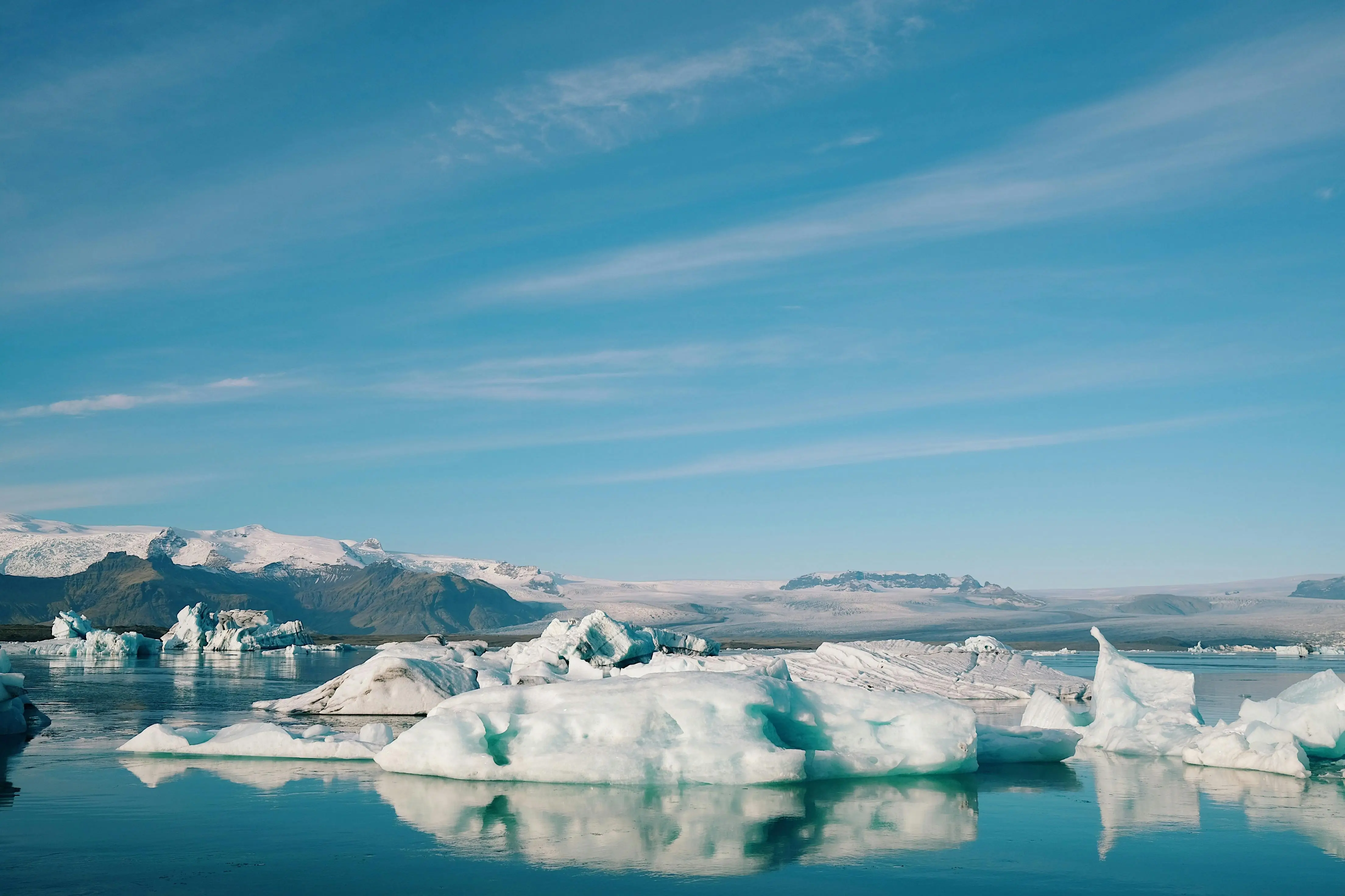 Ice on Body of Water